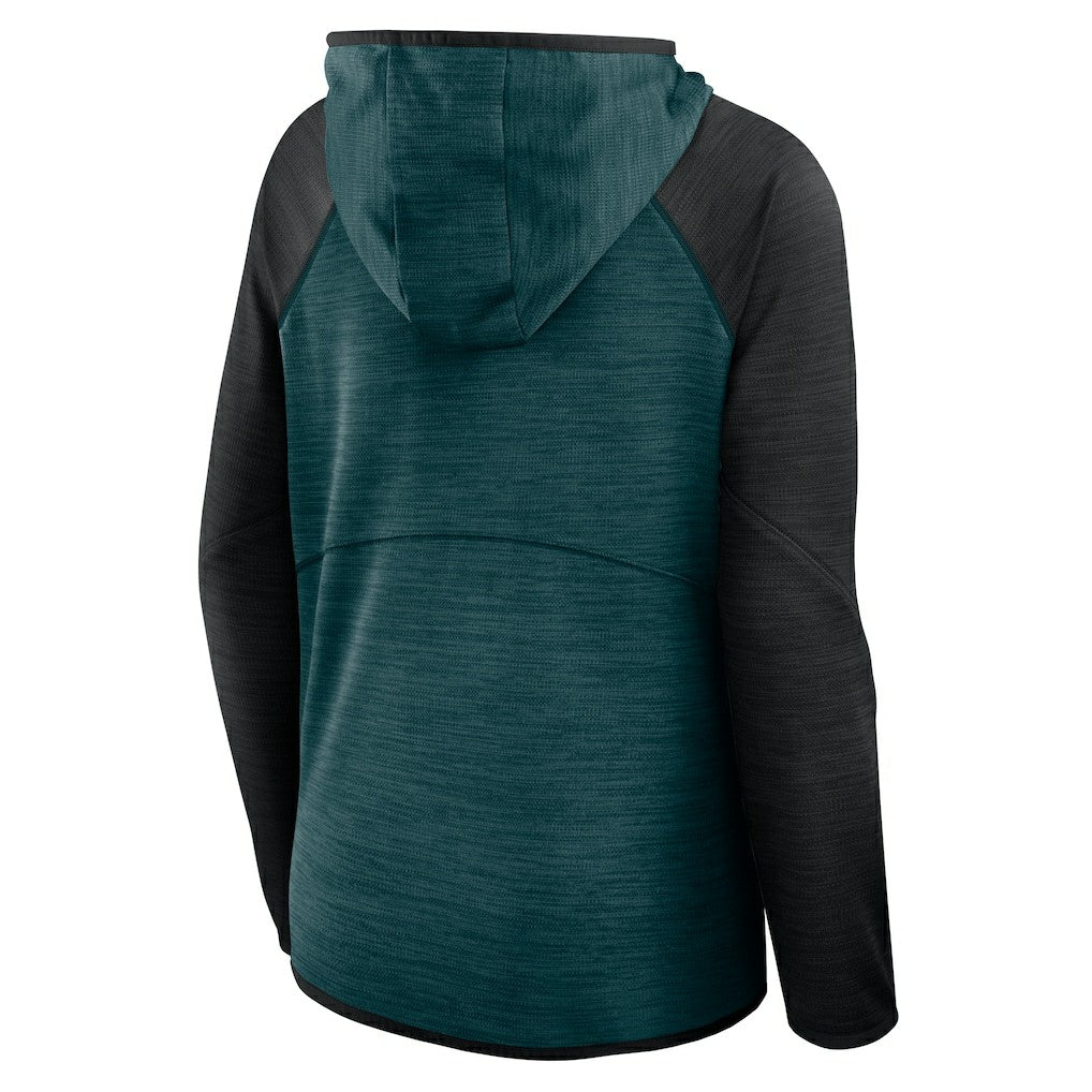 Philadelphia Eagles Women's Plus Size End Around Pass Full-Zip Hoodie - Midnight Green on sale