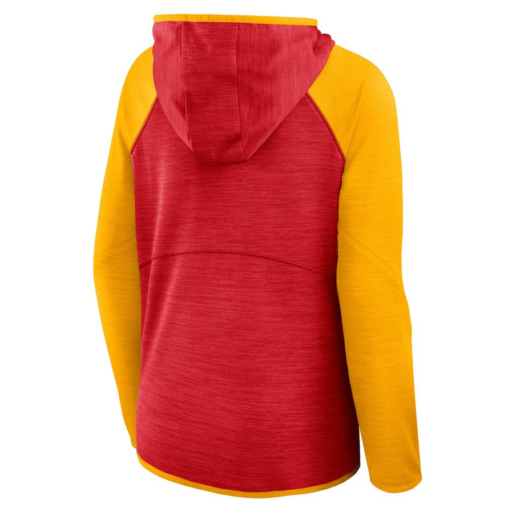 Kansas City Chiefs Women's Plus Size End Around Pass Full-Zip Hoodie - Red outlet