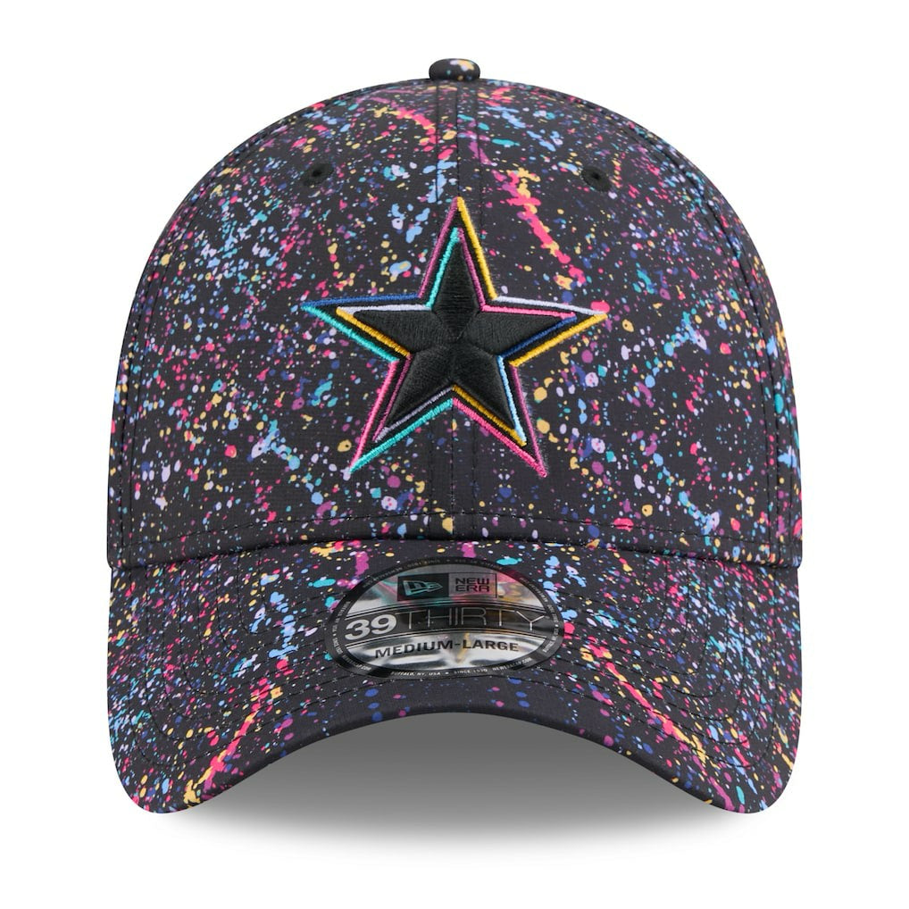 Dallas Cowboys New Era 2025 NFL Crucial Catch 39THIRTY Flex Hat - Black on sale