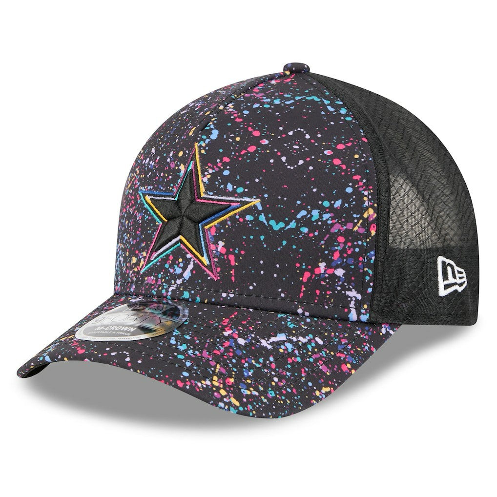 Dallas Cowboys New Era 2025 NFL Crucial Catch 9FORTY Adjustable Hat - Black online