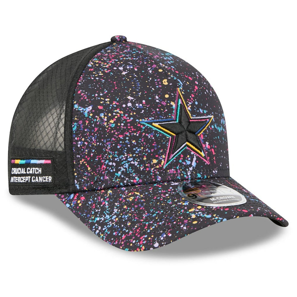 Dallas Cowboys New Era Youth 2025 NFL Crucial Catch 9FORTY Adjustable Hat - Black discount