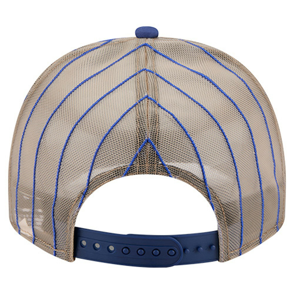 Los Angeles Dodgers Vintage Arched Foam Front 9FIFTY A-Frame Adjustable Trucker Hat - Royal | New Era