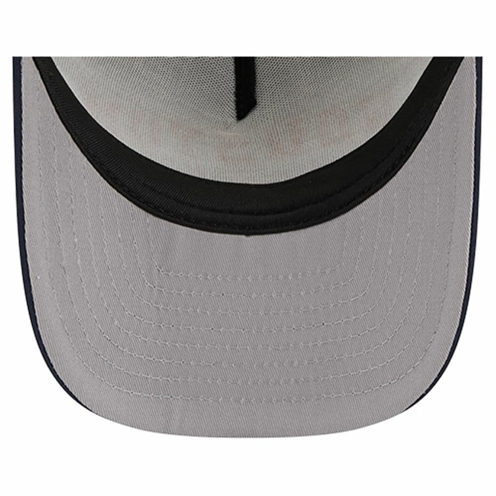 Houston Astros Vintage Arched Foam Front 9FIFTY A-Frame Adjustable Trucker Hat - Navy | New Era