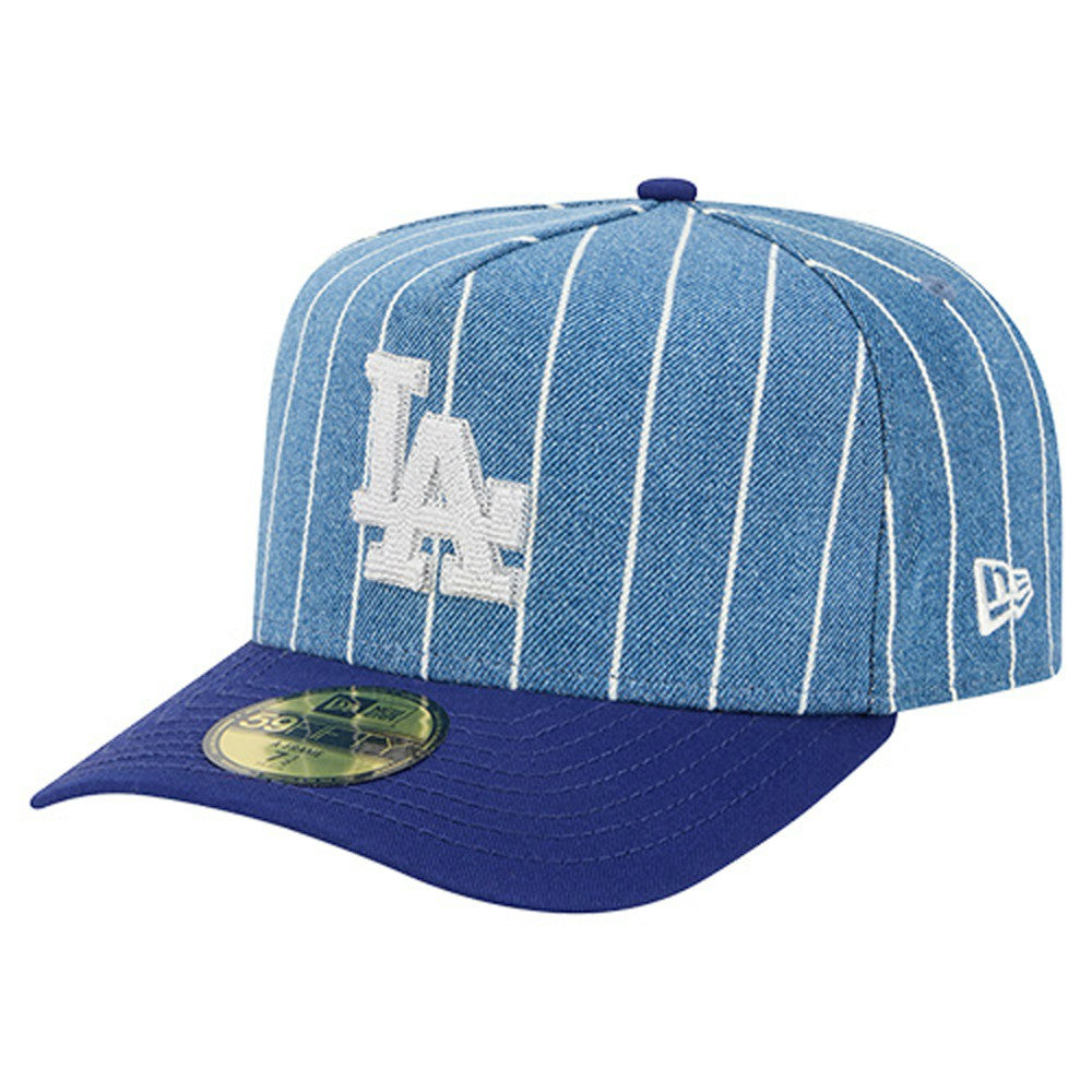 Los Angeles Dodgers Parallel A-Frame 59FIFTY Fitted Hat - Blue/Royal | New Era