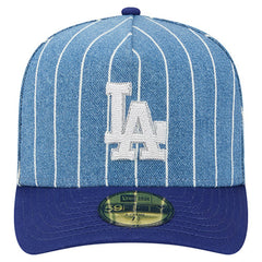 Los Angeles Dodgers Parallel A-Frame 59FIFTY Fitted Hat - Blue/Royal | New Era