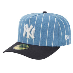New York Yankees Parallel A-Frame 59FIFTY Fitted Hat - Blue/Navy | New Era