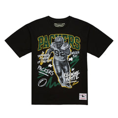 Reggie White Green Bay Packers Chalked Up Player Graphic T-Shirt - Black online