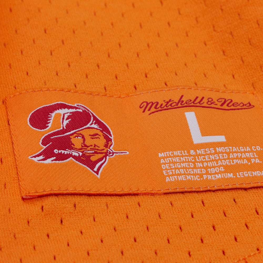 Warren Sapp Tampa Bay Buccaneers Retired Player Name & Number Mesh Top - Orange outlet