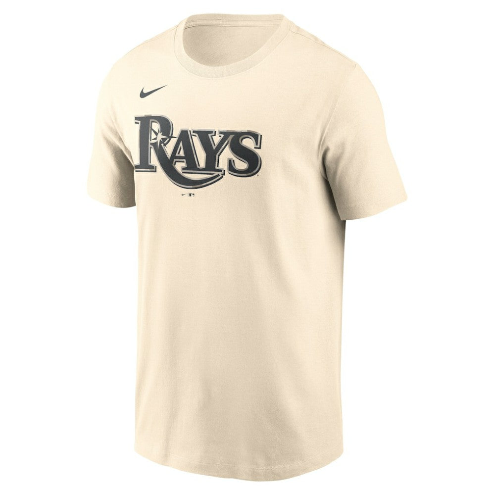Tampa Bay Rays Camo Logo T-Shirt - Cream | Nike