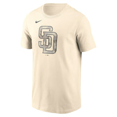 San Diego Padres Camo Logo T-Shirt - Cream | Nike
