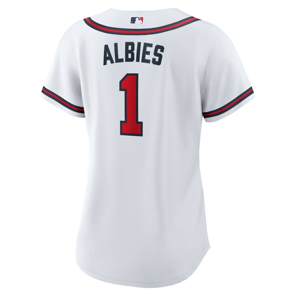 Ozzie Albies Atlanta Braves Women's Home Replica Jersey - White | Nike