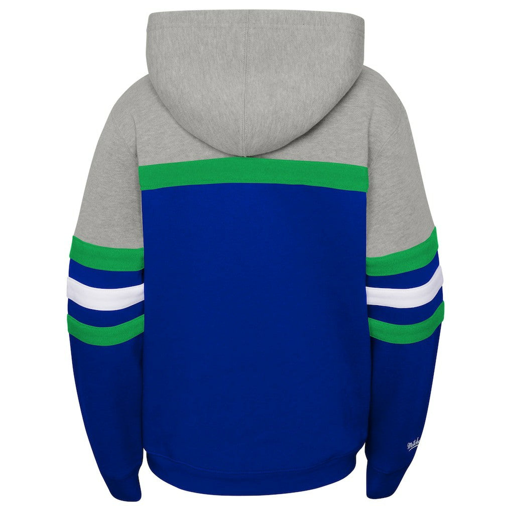 Seattle Seahawks Youth Throwback Head Coach Pullover Hoodie - Royal discount