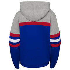Buffalo Bills Youth Throwback Head Coach Pullover Hoodie - Royal outlet