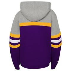 Minnesota Vikings Youth Throwback Head Coach Pullover Hoodie - Purple sale