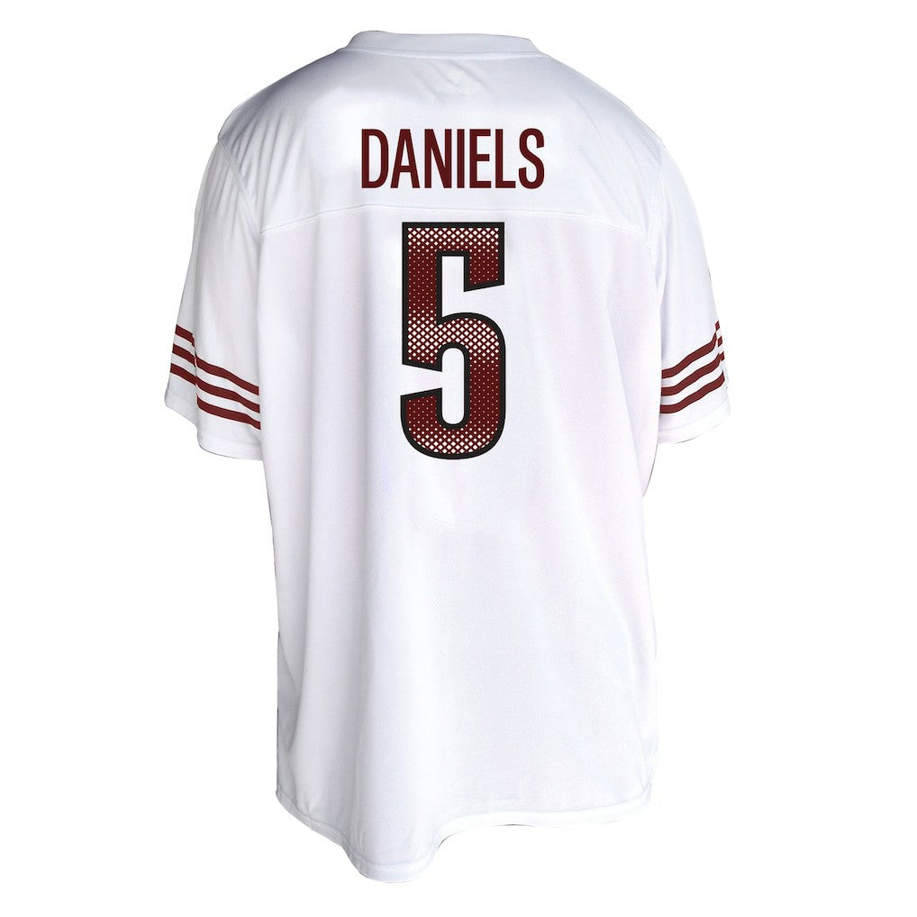 Jayden Daniels Washington Commanders Women's Plus Size Fashion Jersey - White discount
