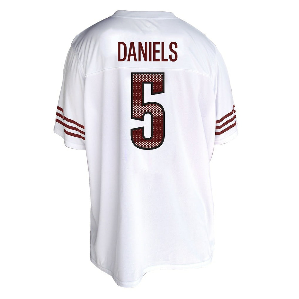 Jayden Daniels Washington Commanders Women's Plus Size Fashion Jersey - White discount