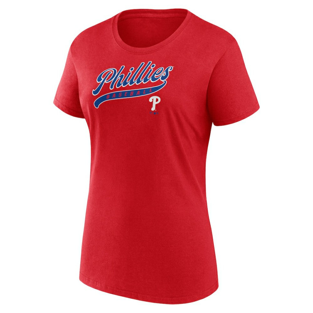 Philadelphia Phillies Women's Start To Finish T-Shirt - Red