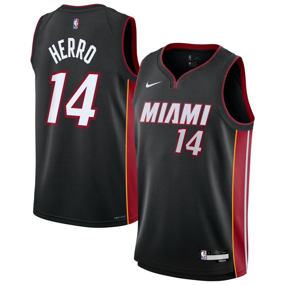 Tyler Herro Miami Heat Youth Swingman Jersey - Icon Edition - Black | Nike for sale