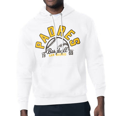 San Diego Padres Starter Half Ball Team Graphic Pullover Hoodie - White