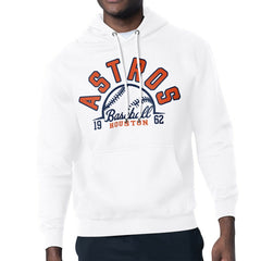 Houston Astros Starter Half Ball Team Graphic Pullover Hoodie - White