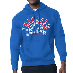 Philadelphia Phillies Starter Half Ball Team Graphic Pullover Hoodie - Royal