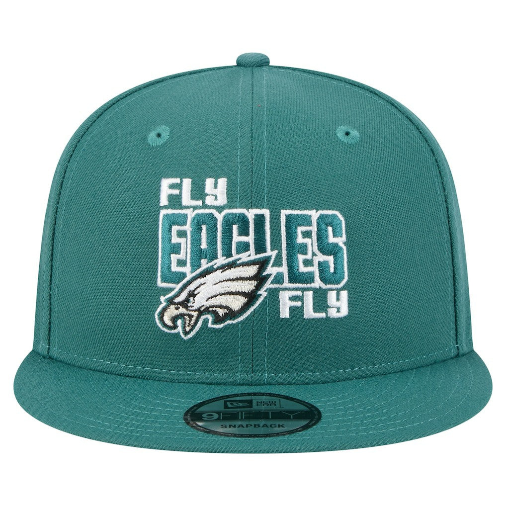 Philadelphia Eagles New Era Super Bowl LIX Champions Side Patch 9FIFTY Snapback Hat - Midnight Green discount