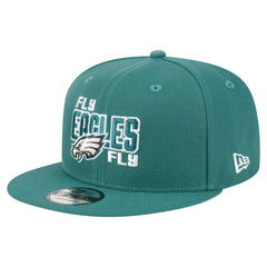 Philadelphia Eagles New Era Super Bowl LIX Champions Side Patch 9FIFTY Snapback Hat - Midnight Green discount
