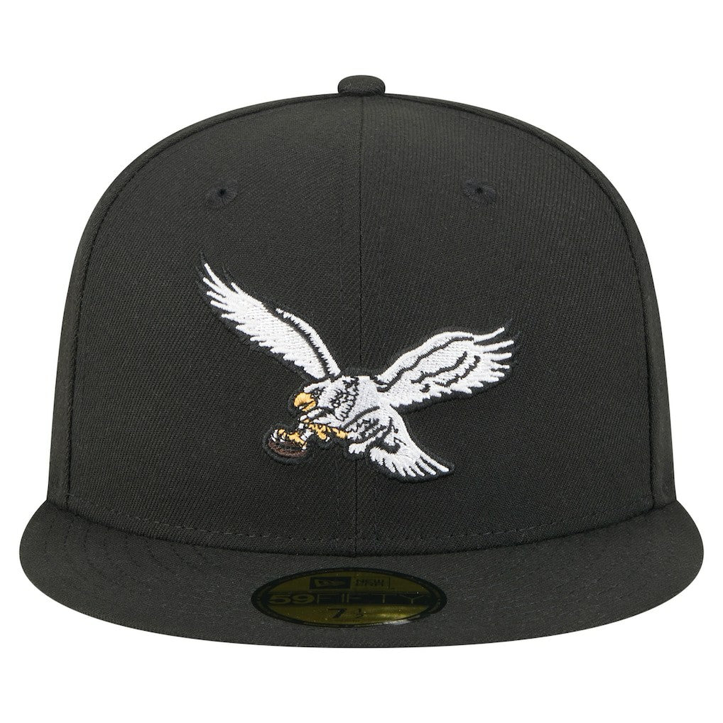 Philadelphia Eagles New Era Super Bowl LIX Champions Historic Side Patch 59FIFTY Fitted Hat - Black discount