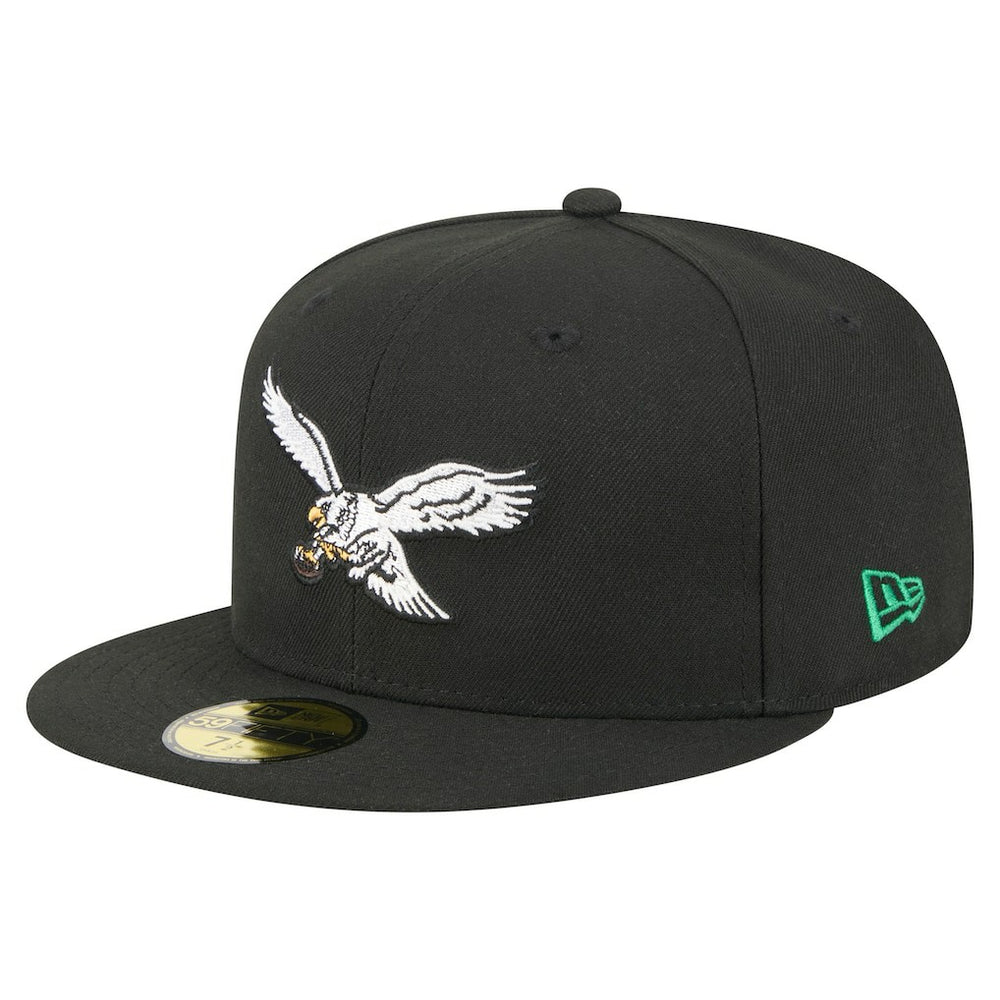 Philadelphia Eagles New Era Super Bowl LIX Champions Historic Side Patch 59FIFTY Fitted Hat - Black discount