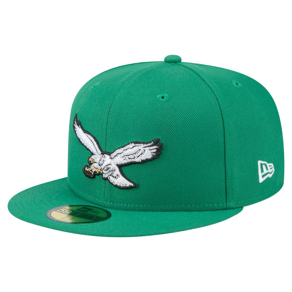 Philadelphia Eagles New Era Super Bowl LIX Champions Historic Side Patch 59FIFTY Fitted Hat - Kelly Green outlet