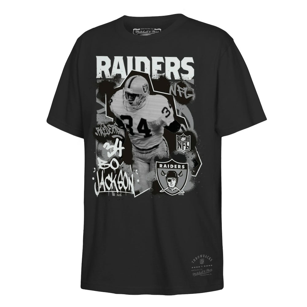 Bo Jackson Las Vegas Raiders Youth Star Player T-Shirt - Black sale