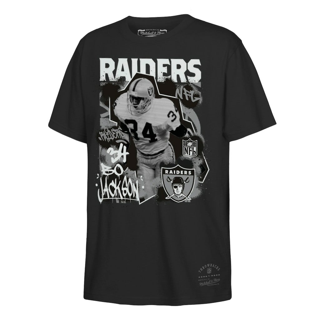 Bo Jackson Las Vegas Raiders Youth Star Player T-Shirt - Black sale