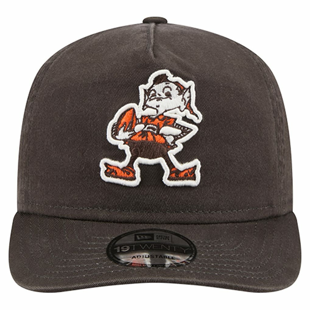Cleveland Browns New Era Championship 19TWENTY Adjustable Hat - Brown cheap
