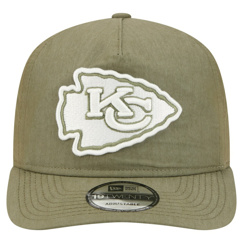 Kansas City Chiefs New Era Nylon 19TWENTY Adjustable Hat - Olive outlet