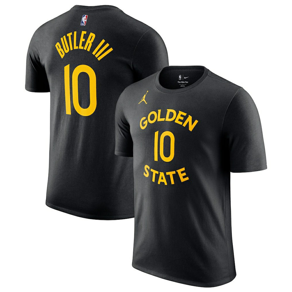 Jimmy Butler III Golden State Warriors Jordan Brand Statement Edition Name & Number T-Shirt sale - Black sale