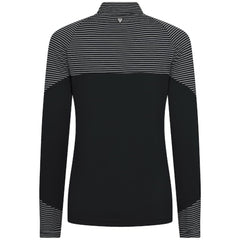 Arizona Diamondbacks Levelwear Women's Classic Stripes Insignia 2.0 Raglan Quarter-Zip Top - Black