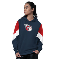 Cleveland Guardians Starter Women's Scrimmage Pullover Hoodie - Navy
