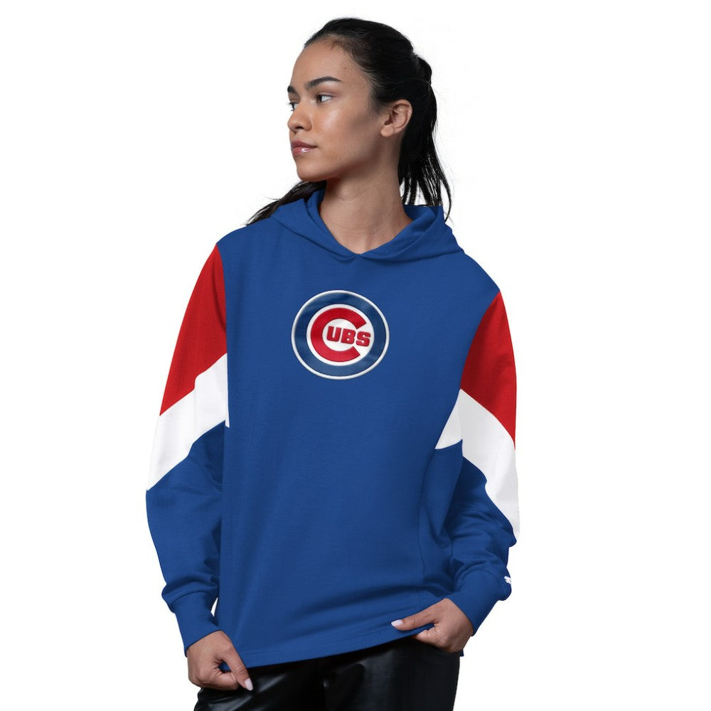Chicago Cubs Starter Women's Scrimmage Pullover Hoodie - Royal