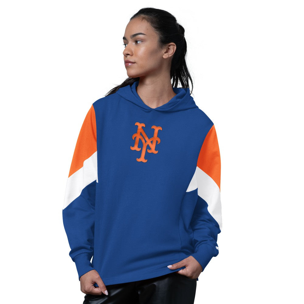 New York Mets Starter Women's Scrimmage Pullover Hoodie - Royal