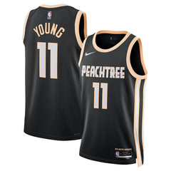 Trae Young Atlanta Hawks Unisex 2025/26 Swingman Jersey - Black - City Edition | Nike shop