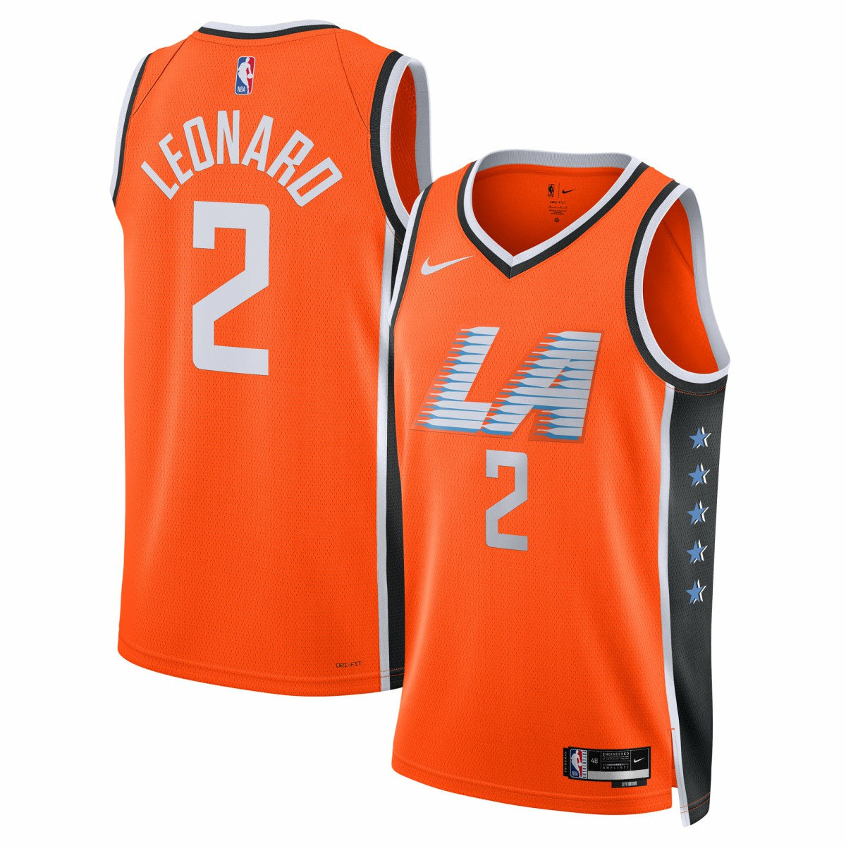 Kawhi Leonard LA Clippers Unisex 2025/26 Swingman Jersey - Orange - City Edition | Nike for sale