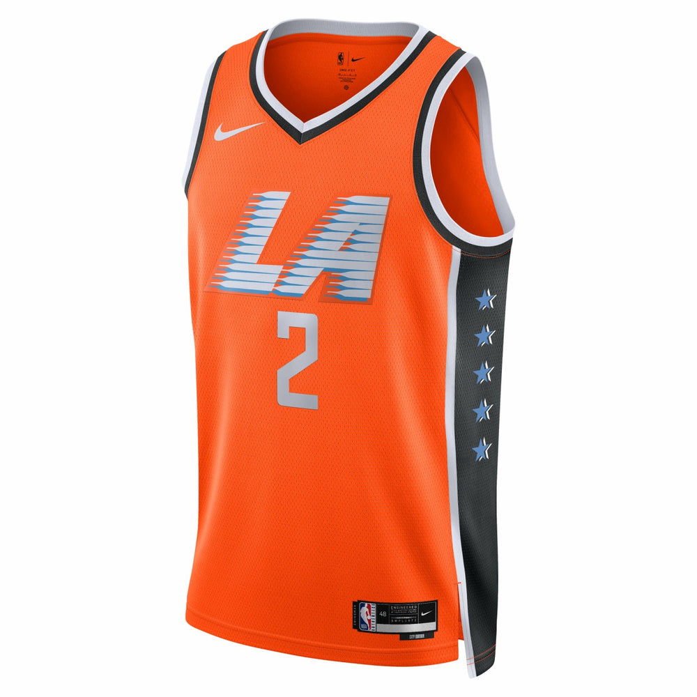 Kawhi Leonard LA Clippers Unisex 2025/26 Swingman Jersey - Orange - City Edition | Nike for sale
