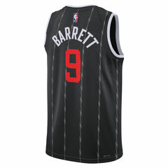 RJ Barrett Toronto Raptors Unisex 2025/26 Swingman Jersey - Black - City Edition | Nike for sale