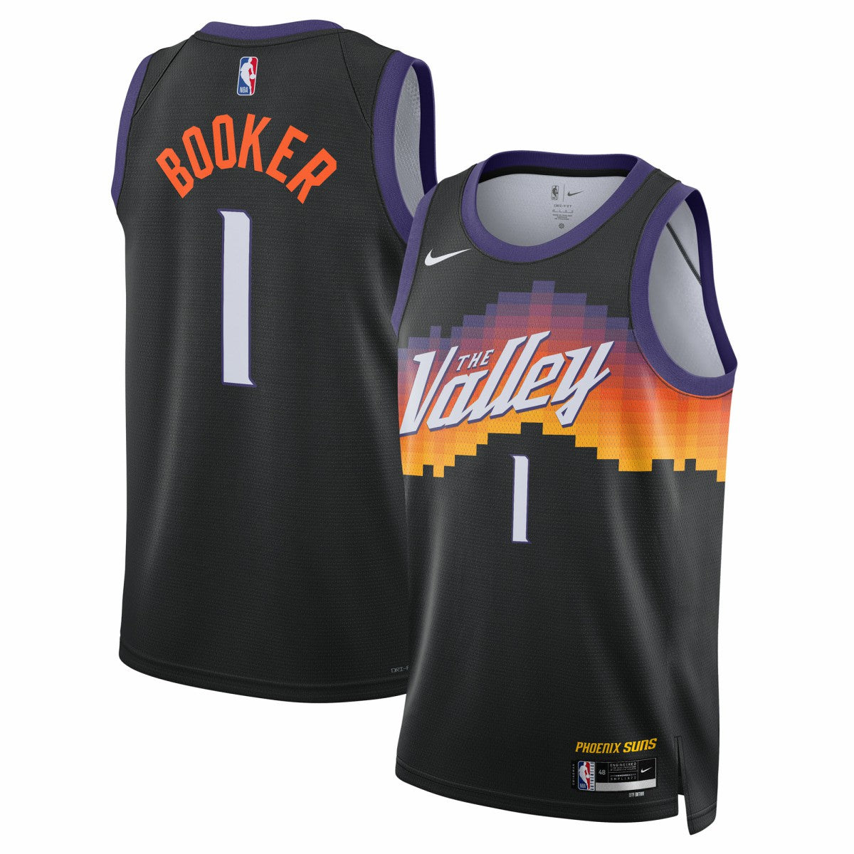 Devin Booker Phoenix Suns Unisex 2025/26 Swingman Jersey - Black - City Edition | Nike for sale