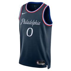 Tyrese Maxey Philadelphia 76ers Unisex 2025/26 Swingman Jersey - Navy - City Edition | Nike cheap