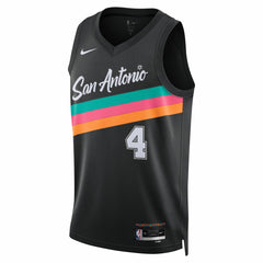 De'Aaron Fox San Antonio Spurs Unisex 2025/26 Swingman Jersey - Black - City Edition | Nike cheap