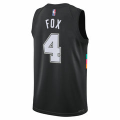 De'Aaron Fox San Antonio Spurs Unisex 2025/26 Swingman Jersey - Black - City Edition | Nike cheap