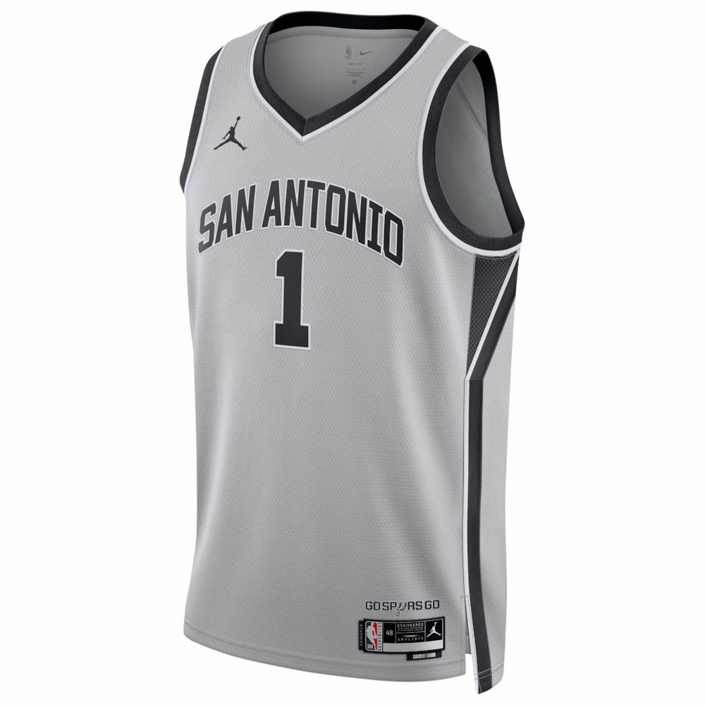 Victor Wembanyama San Antonio Spurs Jordan Brand Unisex Swingman Jersey - Statement Edition - Silver discount