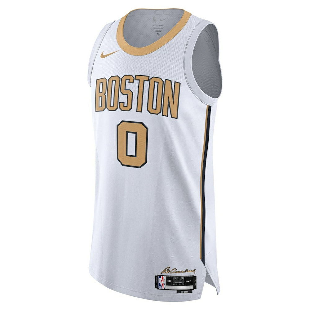 Jayson Tatum Boston Celtics Unisex 2025/26 Authentic Jersey - City Edition - White | Nike outlet