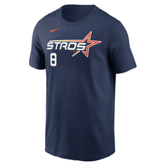 Christian Walker Houston Astros 2025 City Connect Fuse Name & Number T-Shirt - Navy | Nike